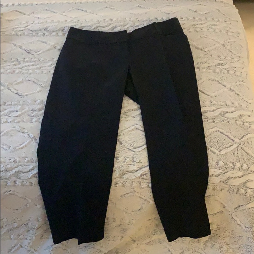 Black Loft crop pants
